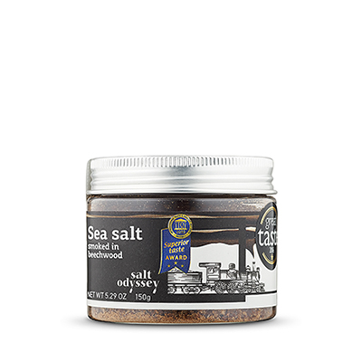 Smoked sea salt from Greece 150gr
